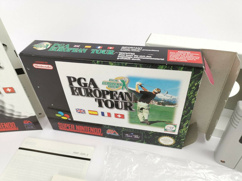 Super Nintendo Spiel " PGA European Tour " | Snes | Ovp | Pal | CIB