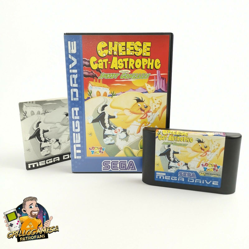 Sega Mega Drive Spiel " Cheese Cat-Astrophe Speedy Gonzales " MD | OVP | PAL