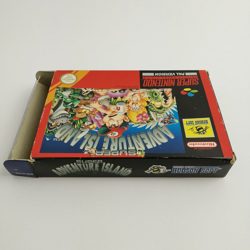 Super Nintendo game "Super Adventure Island" SNES | Original packaging | PAL NOE