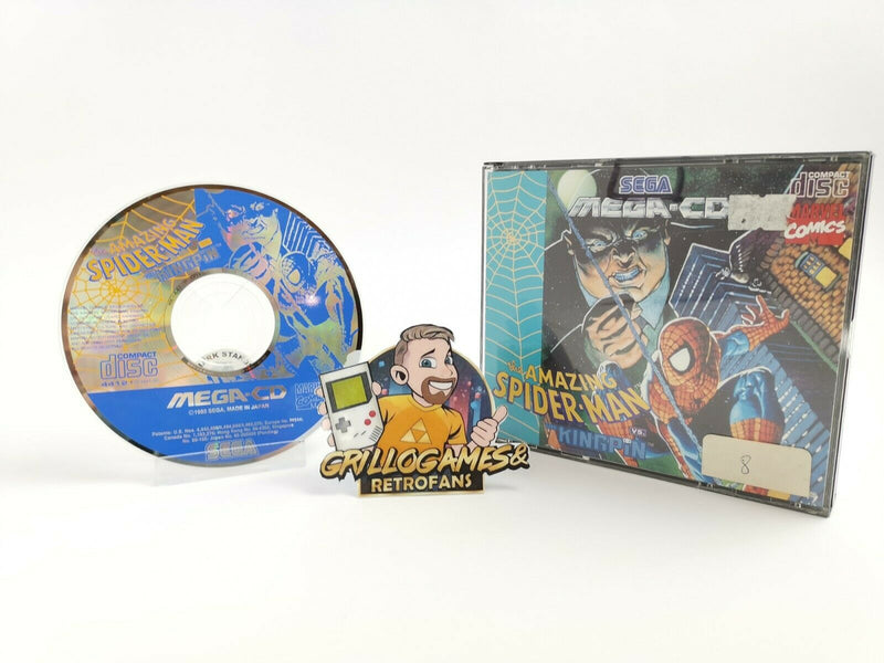 Sega Mega CD game "The Amazing Spider-Man vs. The Kingpin" MegaCD | MC | Ovp