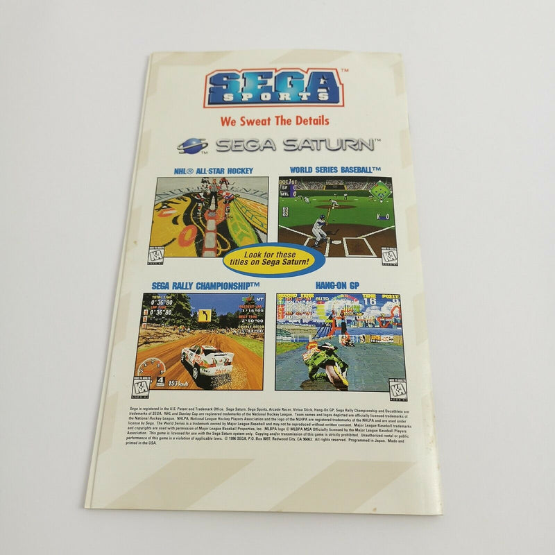 Sega Saturn Spiel " Decathlete Sega Sports " SegaSaturn | OVP | NTSC-U/C USA