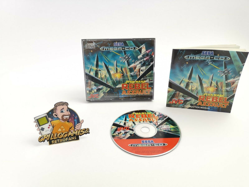 Sega Mega-CD Spiel " Star Wars Rebel Assault " MC | Ovp | Starwars