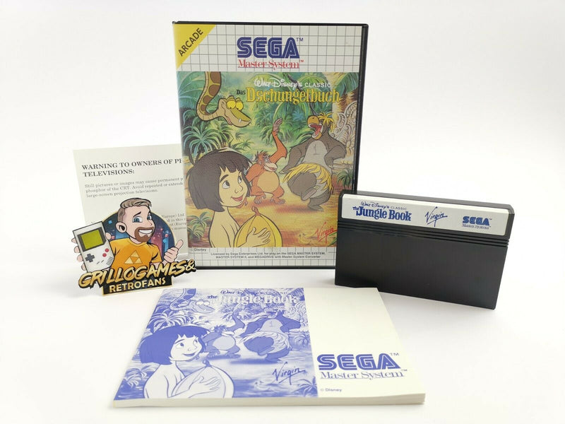 Sega Master System Spiel " Das Dschungelbuch " Pal | Ovp | MS Mastersystem