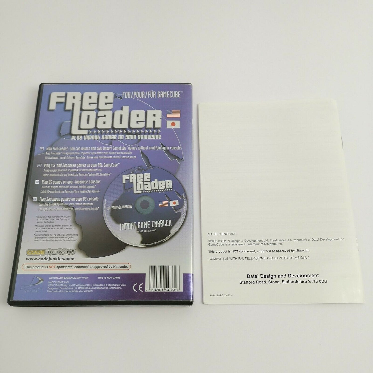 Freeloader Play Import Games on your Gamecube Spiel Zubehör | Nintendo | OVP