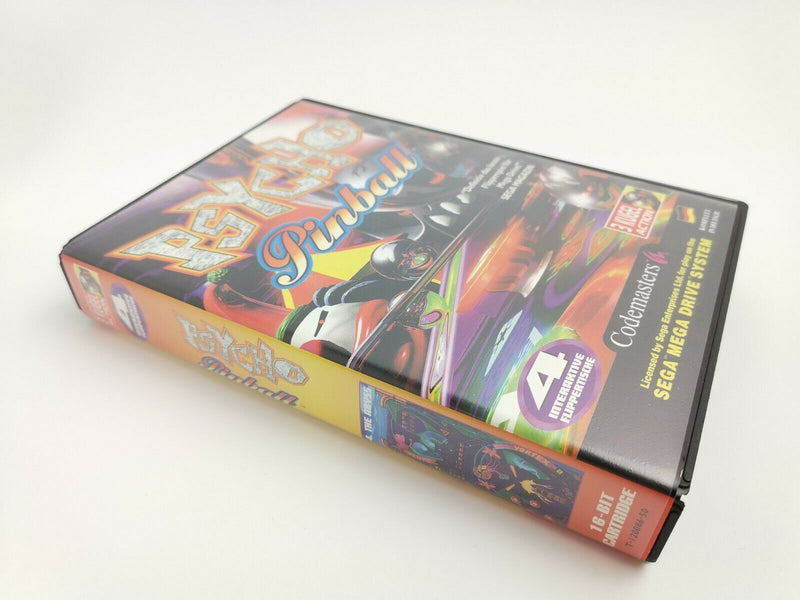 Sega Mega Drive Spiel " Psycho Pinball mit Pappschuber " MD MegaDrive | OVP |PAL
