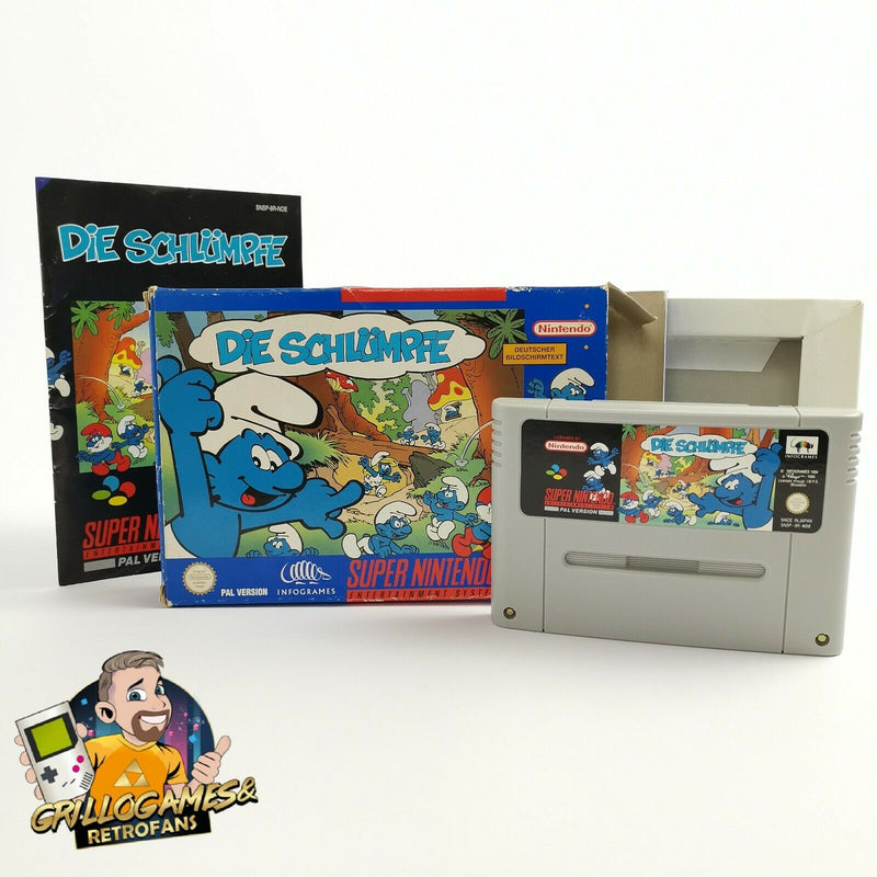 Super Nintendo Spiel " Die Schlümpfe " SNES | OVP | PAL NNOE | Comic Classics