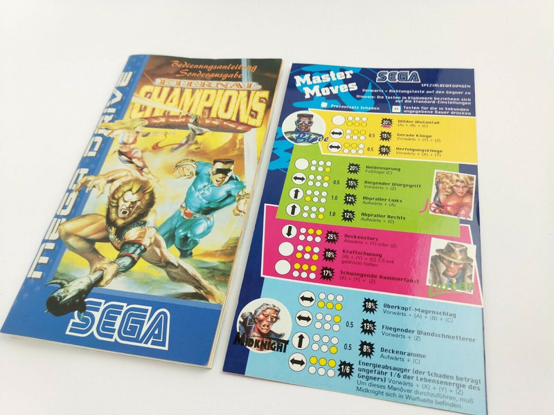 Sega Mega Drive game "Eternal Champions" | Pal | Original packaging | Sega MD MegaDrive