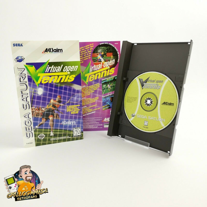 Sega Saturn Spiel " Virtual Open Tennis " SegaSaturn | NTSC-U/C USA | Acclaim