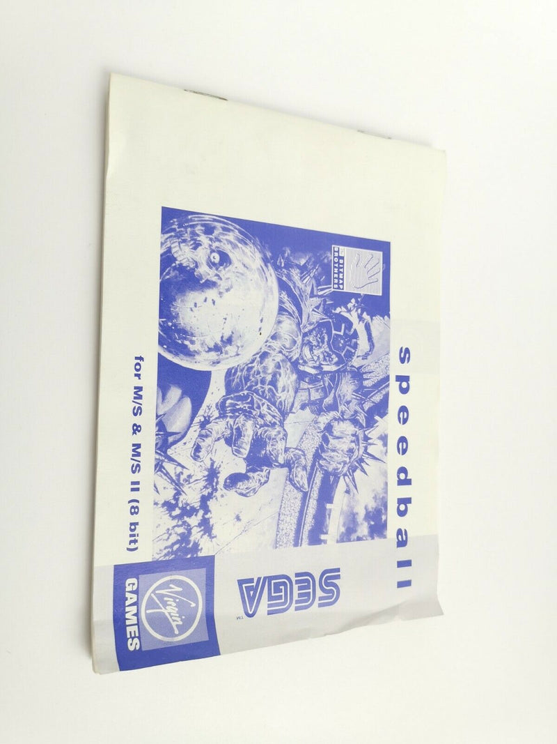 Sega Master System Spiel " Speedball " Ovp | Pal | MS