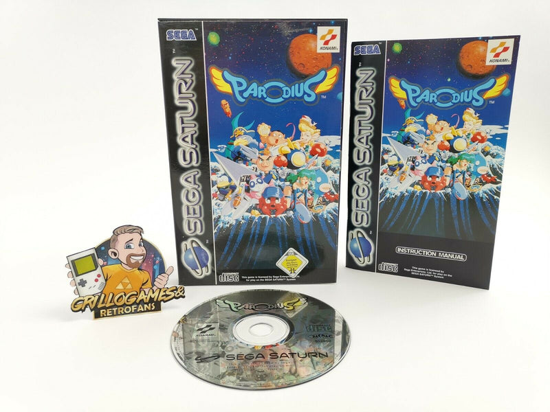 Sega Saturn game "Parodius" Pal | Original packaging | SegaSaturn Ss