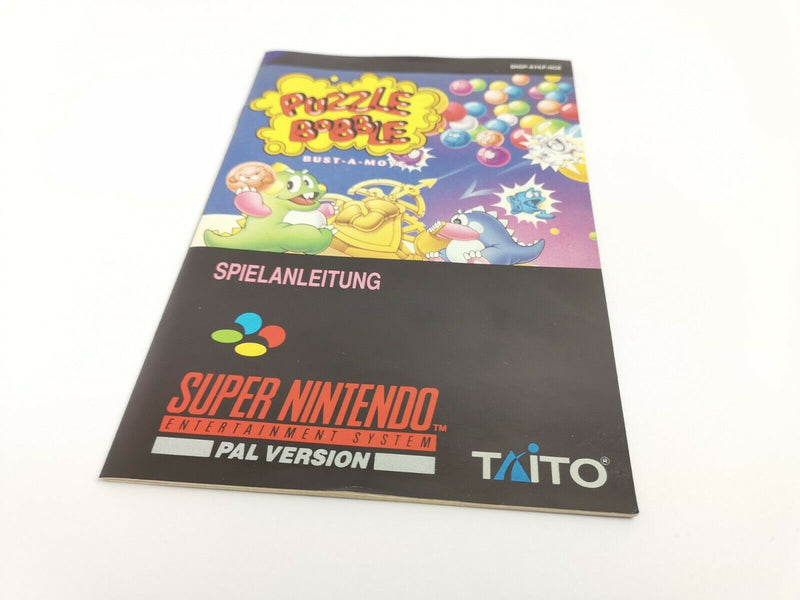 Super Nintendo Spiel " Puzzle Bobble Bust-A-Move " | Snes | Ovp | Pal | CIB