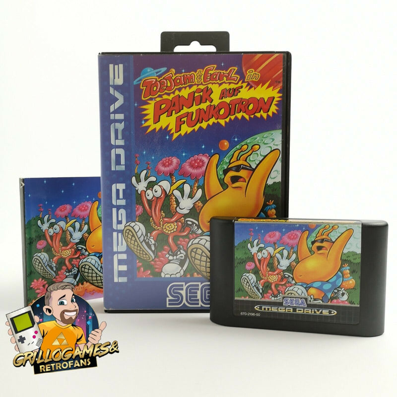 Sega Mega Drive Spiel " ToeJam & Earl in Panik auf Funkotron " MD | OVP | PAL