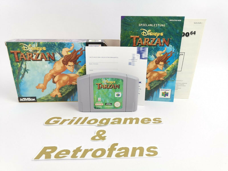 Nintendo 64 Spiel " Disneys Tarzan " | N64 | Ovp | Pal