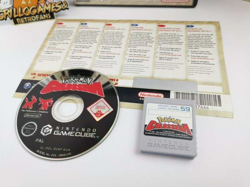 Nintendo Gamecube game "Pokemon Colosseum" original packaging | Pal | GameCube