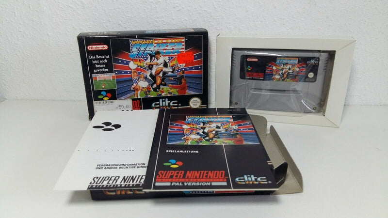 Super Nintendo Spiel " World Cup Striker " / Snes / NEU / Unbenutzt