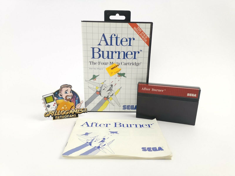 Sega Master System game "After Burner" MasterSystem | PAL | Original packaging afterburner