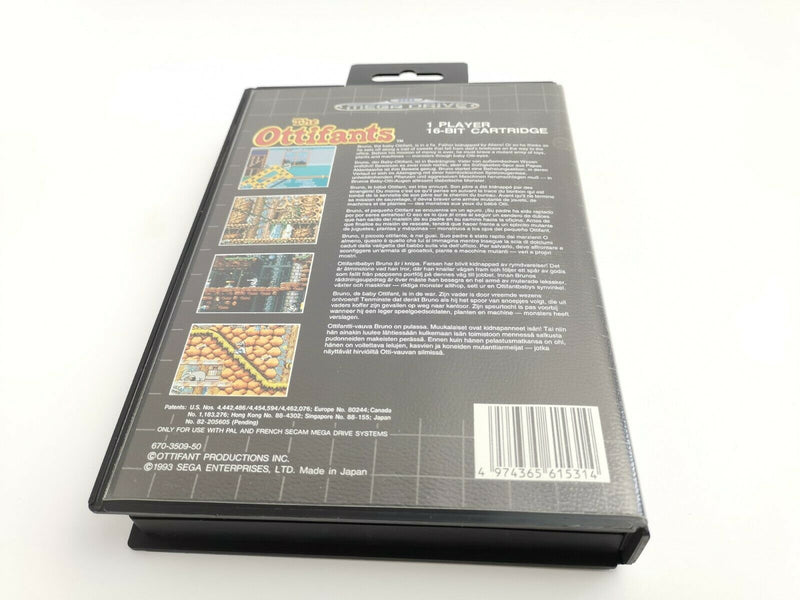 Sega Mega Drive Spiel " The Ottifants " | Pal | Ovp | Sega MD