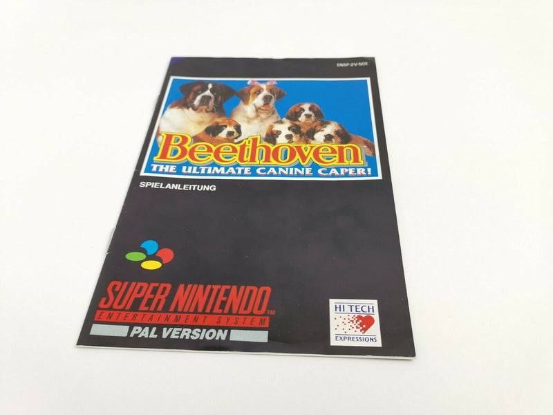Super Nintendo Spiel " Beethoven The Ultimate Canine Caper! " Snes | Ovp | Pal