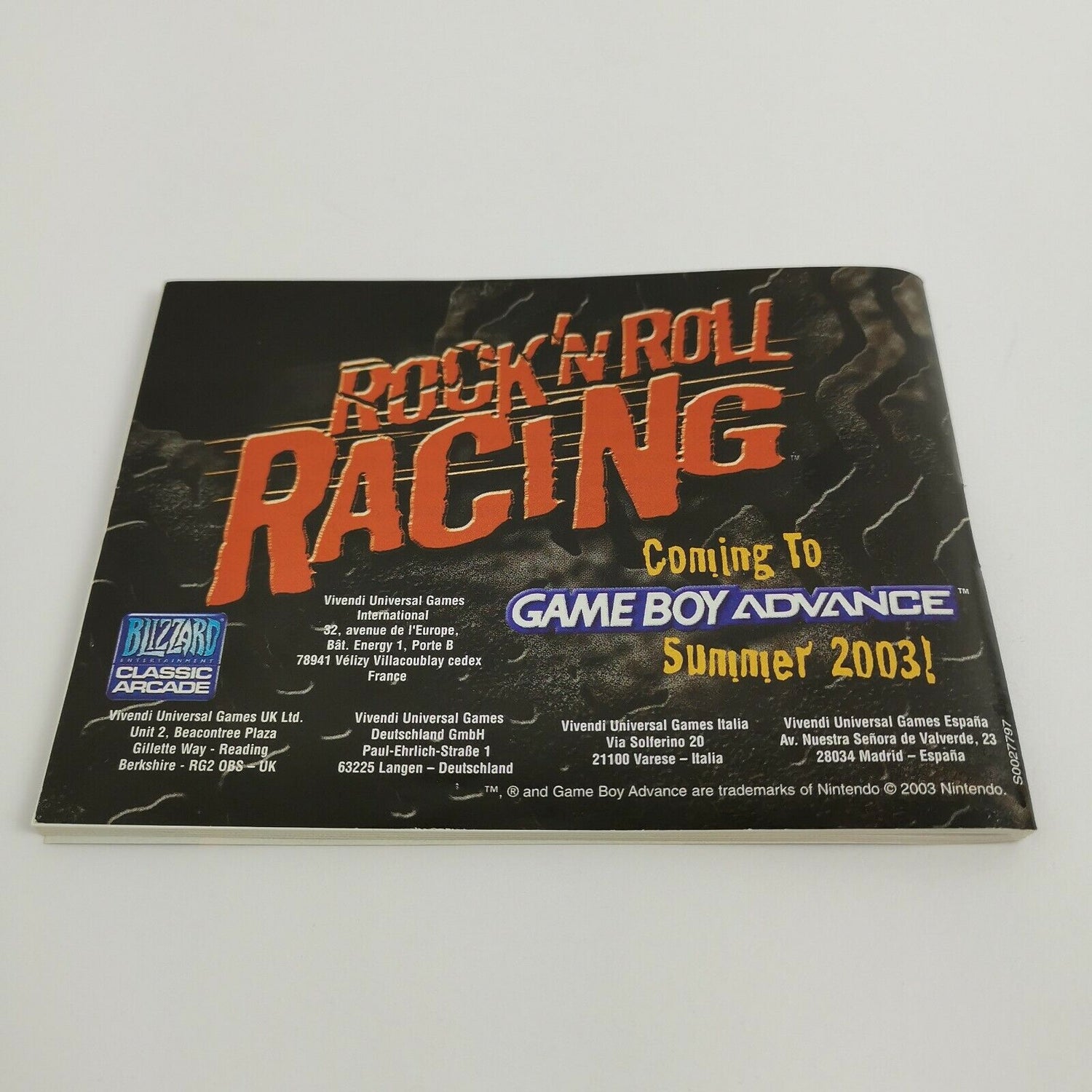 Nintendo Gameboy Advance game 