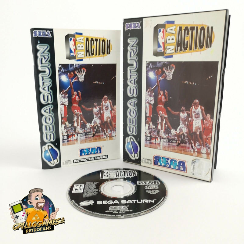 Sega Saturn Spiel " NBA Action " SegaSaturn | OVP | PAL Basketball