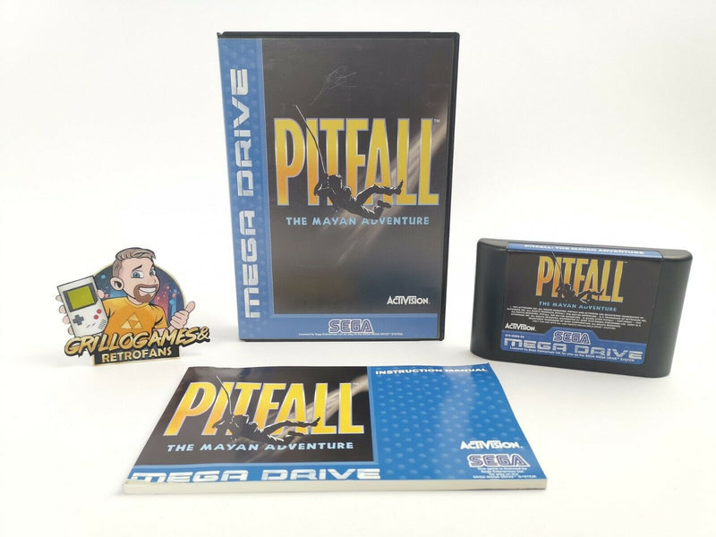 Sega Mega Drive Spiel " Pitfall The Mayan Adventure " | Pal | Ovp | Sega MD