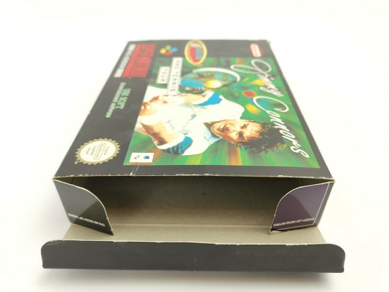 Super Nintendo game "Jimmy Connors" original box | Pal | Snes