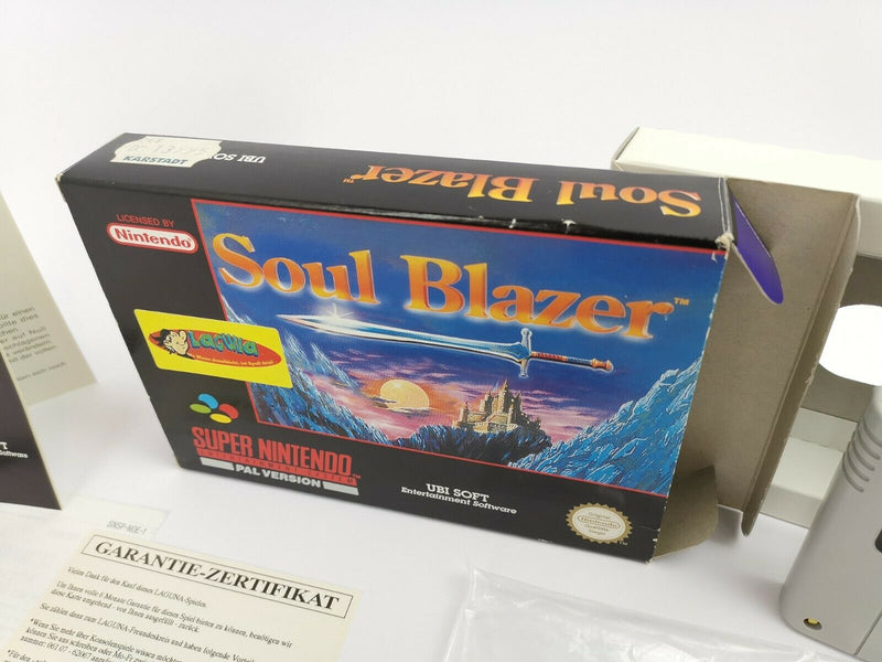 Super Nintendo Spiel " Soul Blazer " | Snes | Ovp | Pal | CIB