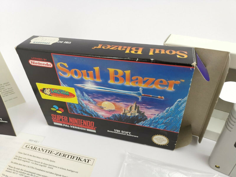 Super Nintendo Spiel " Soul Blazer " | Snes | Ovp | Pal | CIB