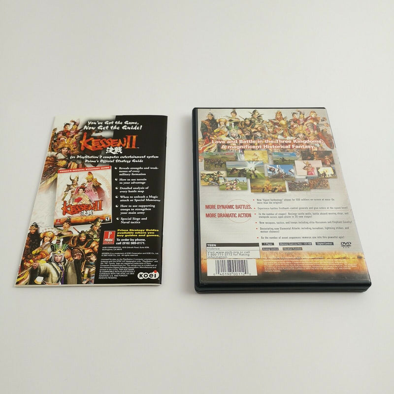 Sony Playstation 2 Spiel " Kessen II 2 " PS2 PS 2 | NTSC-U/C USA Version | OVP