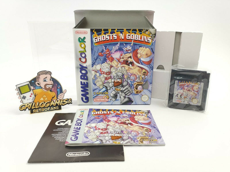 Nintendo Gameboy Color Spiel " Ghosts N Goblins " Ovp | Pal | GBC | Capcom