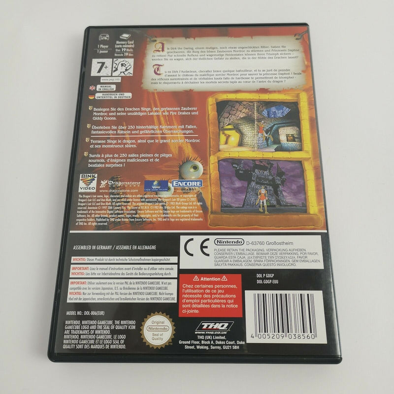 Nintendo Gamecube Spiel " Dragons Lair 3D Special Edition " Game Cube | OVP  PAL
