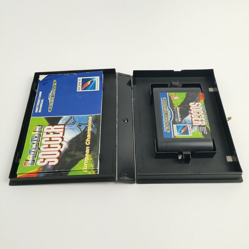 Sega Mega Drive game "Sensible Soccer" MD MegaDrive | Original packaging | PAL football