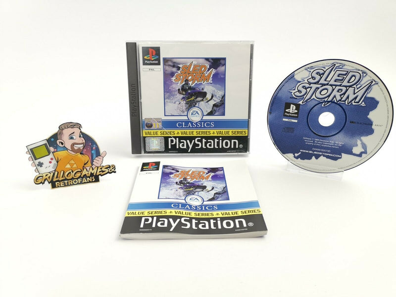 Sony Playstation 1 Game "Sled Storm" Pal | Original packaging | Ps1 | Psx