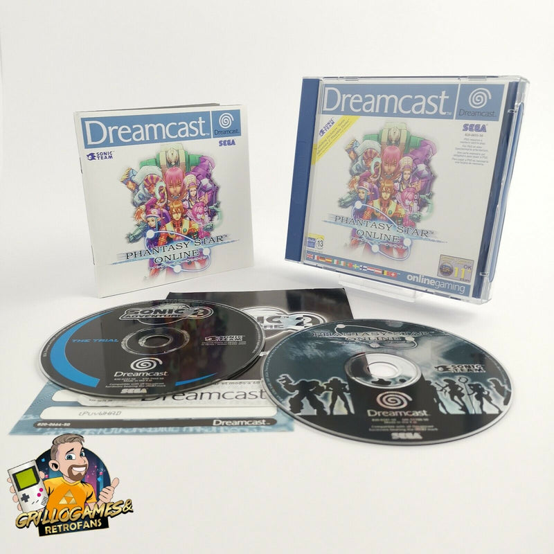 Sega Dreamcast Spiel " Phantasy Star Online " DC Dream Cast Game | PAL | OVP