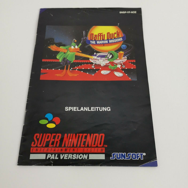 Super Nintendo Spiel " Daffy Duck The Marvin Missions " SNES | OVP | PAL NOE