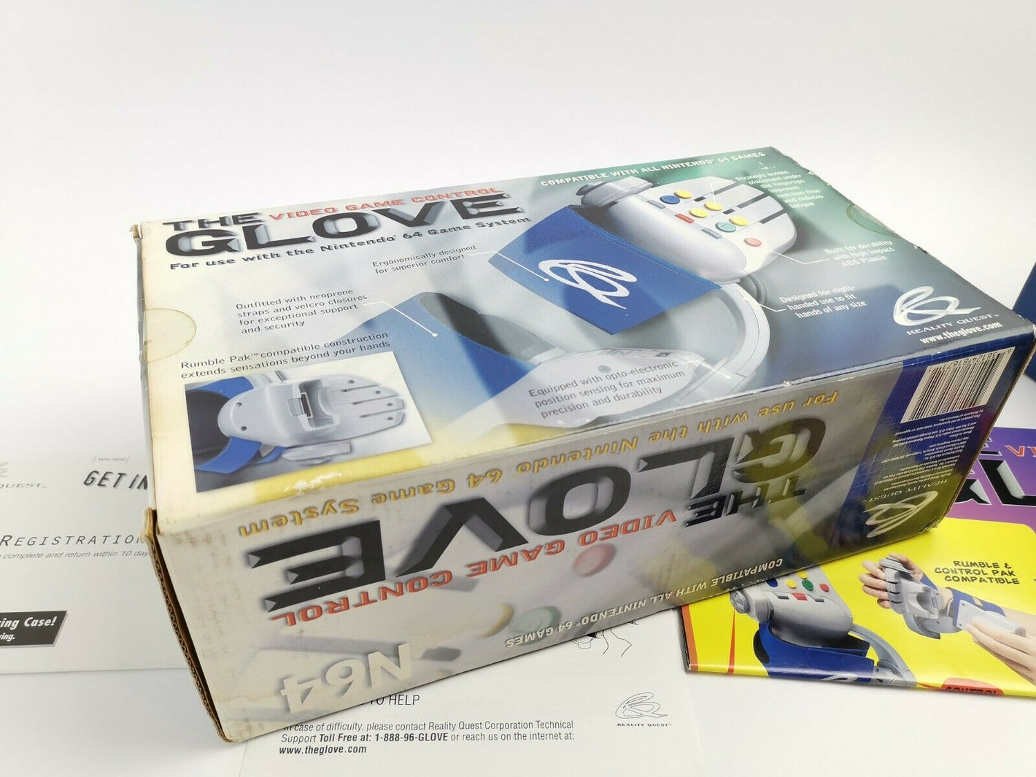 Nintendo 64 The Video Game Control Glove | N64 | Reality Quest | Neu / Unused