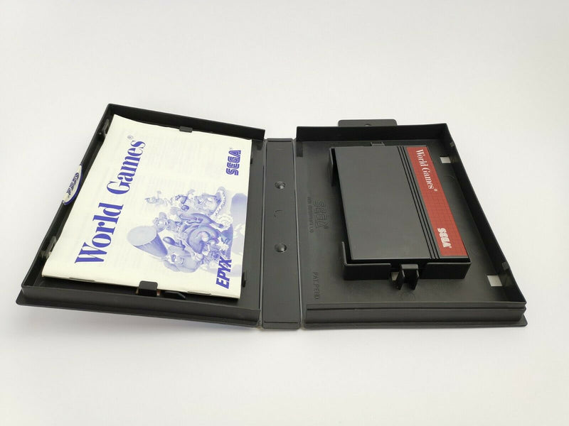 Sega Master System Spiel " World Games " MasterSystem | OVP | PAL EPYX