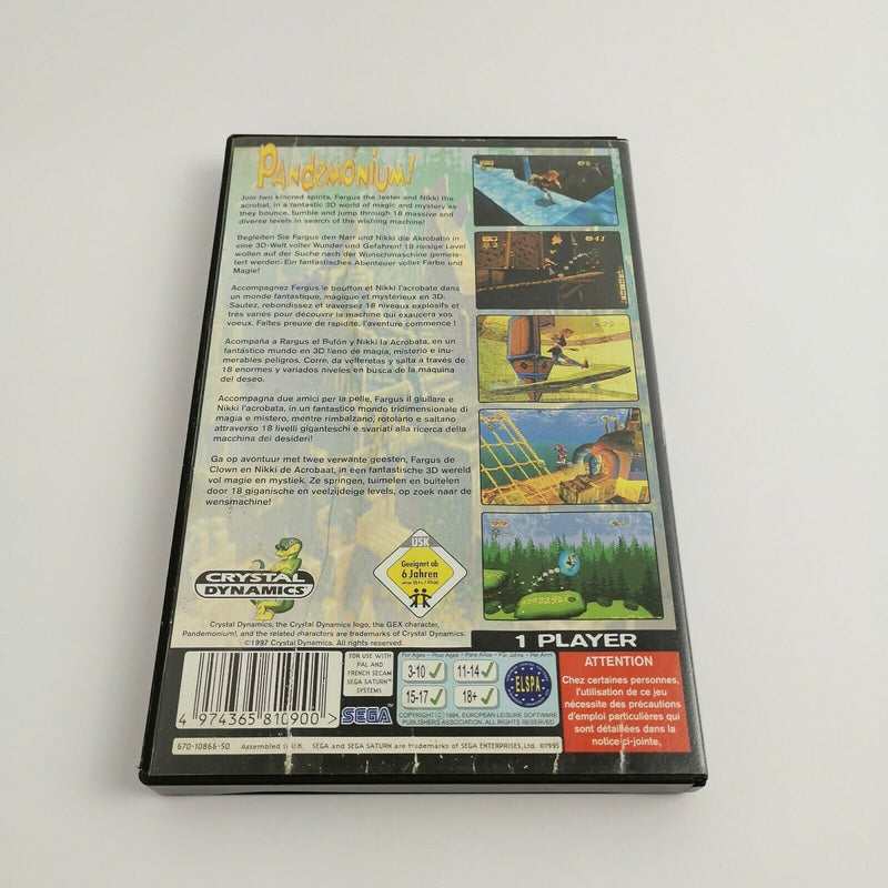 Sega Saturn Spiel " Pandemonium " SegaSaturn | OVP | PAL [2]
