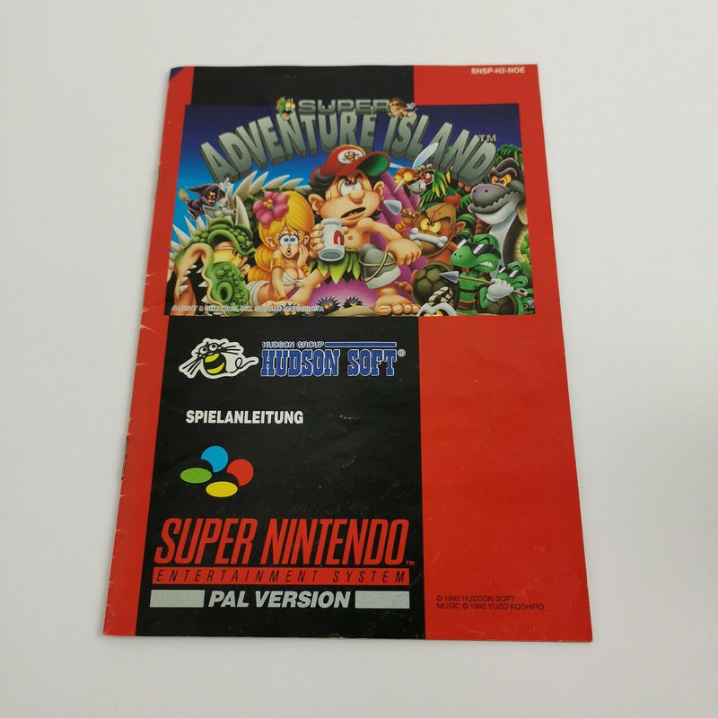 Super Nintendo game "Super Adventure Island" SNES | Original packaging | PAL NOE