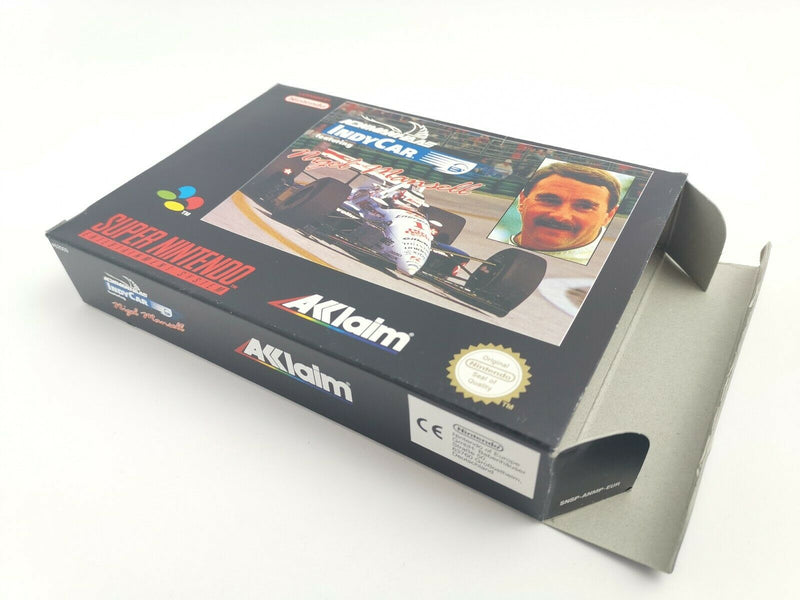 Super Nintendo Spiel " Indy Car featuring Nigel Mansell " Snes | Ovp | Pal