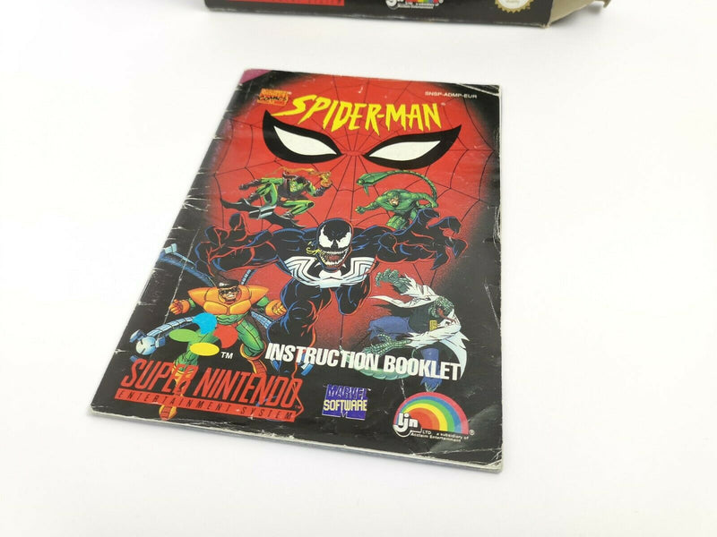 Super Nintendo Spiel " Spider-Man " Snes | Ovp | Pal |CIB | Marvel Comics