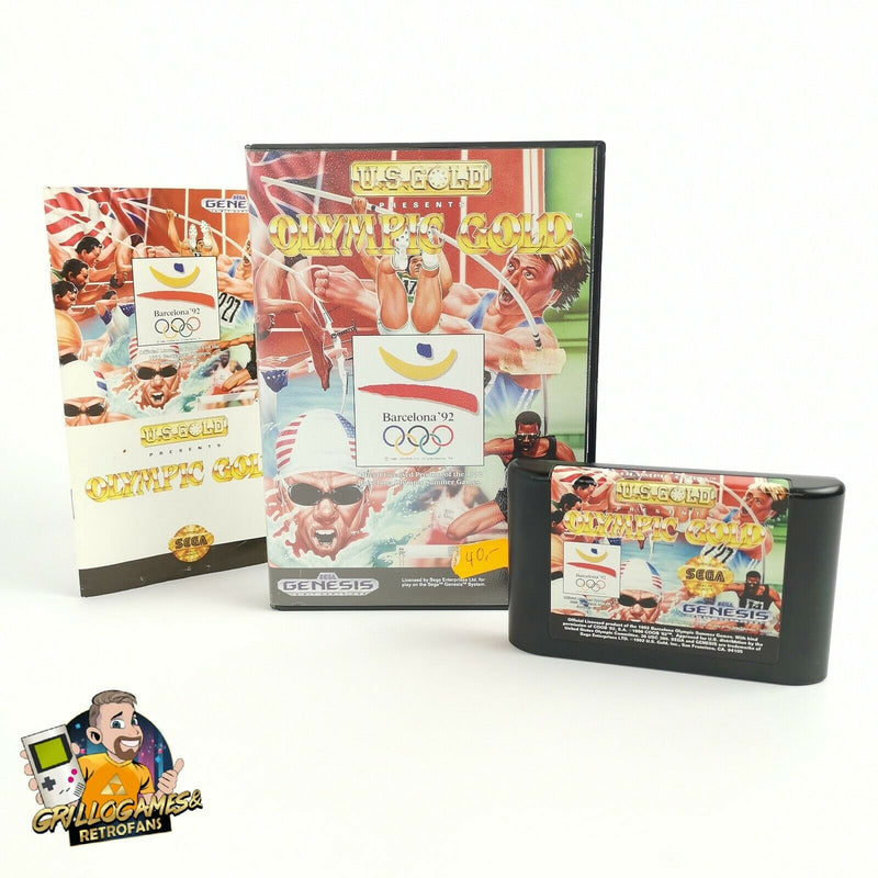 Sega Genesis Spiel " Olympic Gold Barcelona " MD Mega Drive | NTSC-U/C USA | OVP