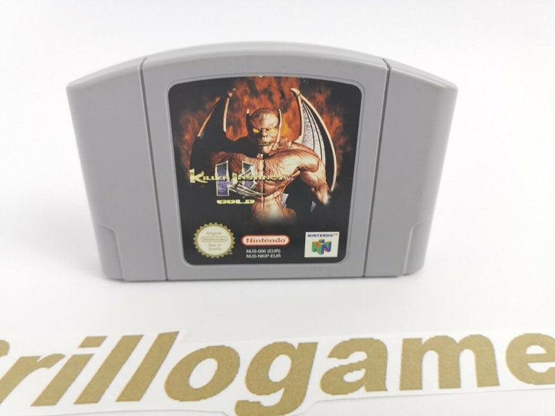 Nintendo 64 Spiel " Killer Instinct Gold " | N64 | Modul | Pal | USK 18