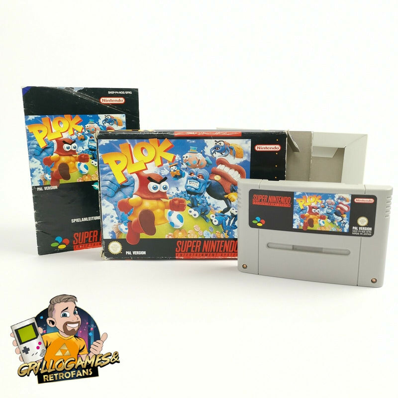 Super Nintendo Spiel " Plok " SNES | OVP | PAL NOE SFRG