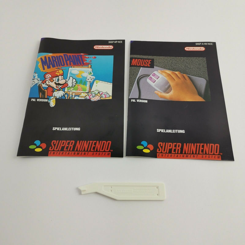 Super Nintendo Spiel " Mario Paint " SNES | OVP Big Box | PAL NOE