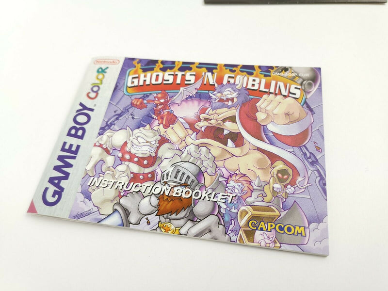 Nintendo Gameboy Color Spiel " Ghosts N Goblins " Ovp | Pal | GBC | Capcom