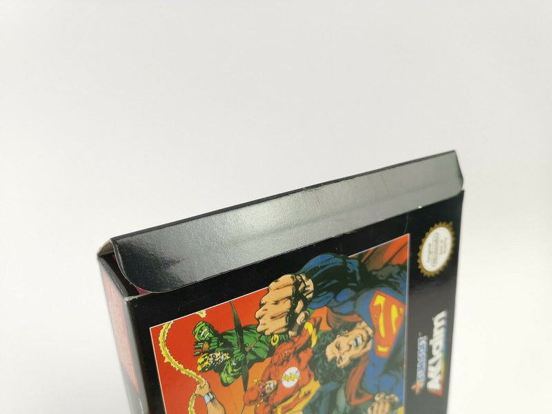 Super Nintendo Game "Justice League Task Force" Snes | Original packaging | Pal | CIB