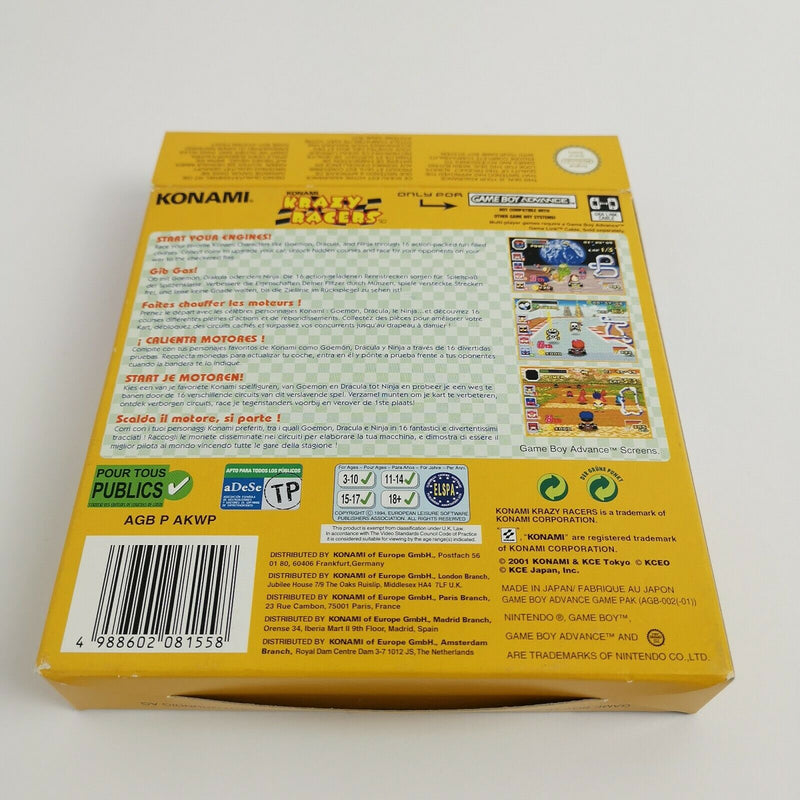 Nintendo Gameboy Advance Spiel " Krazy Racers " Game Boy GBA | OVP | PAL EUR