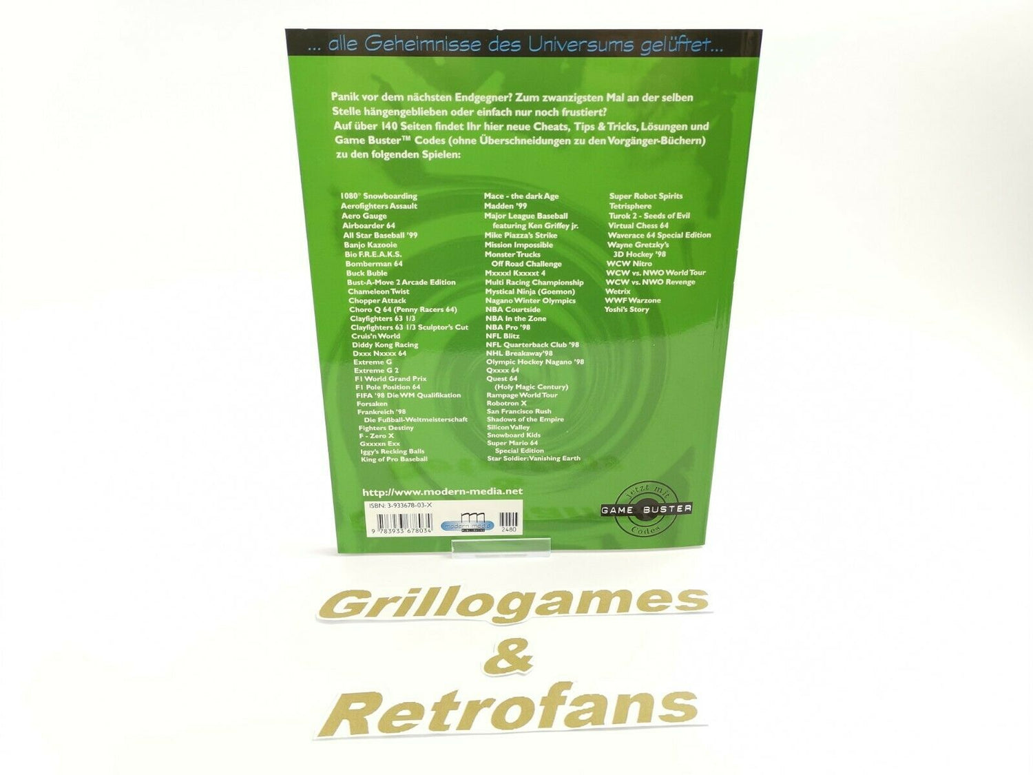 Nintendo 64 Cheatbuch / Ratgeber / Tipps & Tricks Game Breaker N64 Cheats Vol. 2