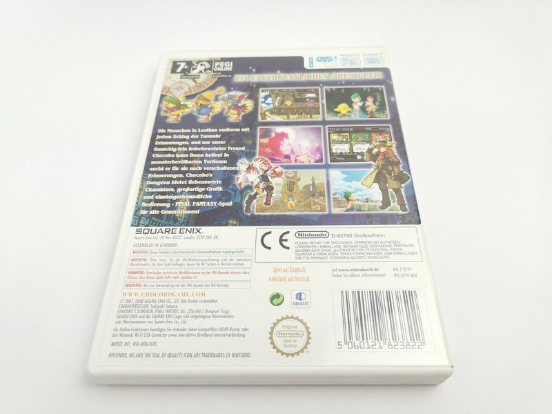Nintendo Wii game "Final Fantasy Fables Chocobos Dungeon" Wii U |Pal |Ovp